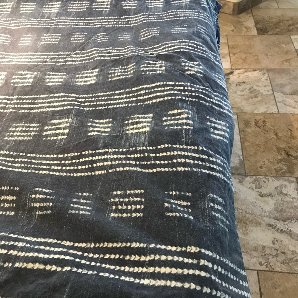 King Blue Duvet Cover Pottery Barn